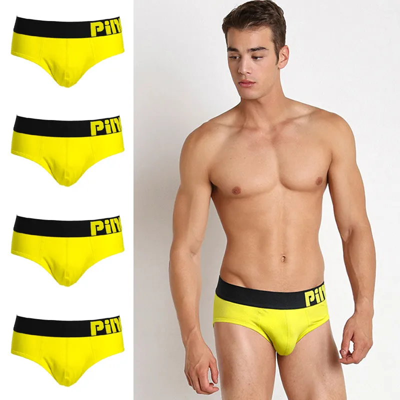 4 Pack Cotton Large Support Pouch Men's Underwear