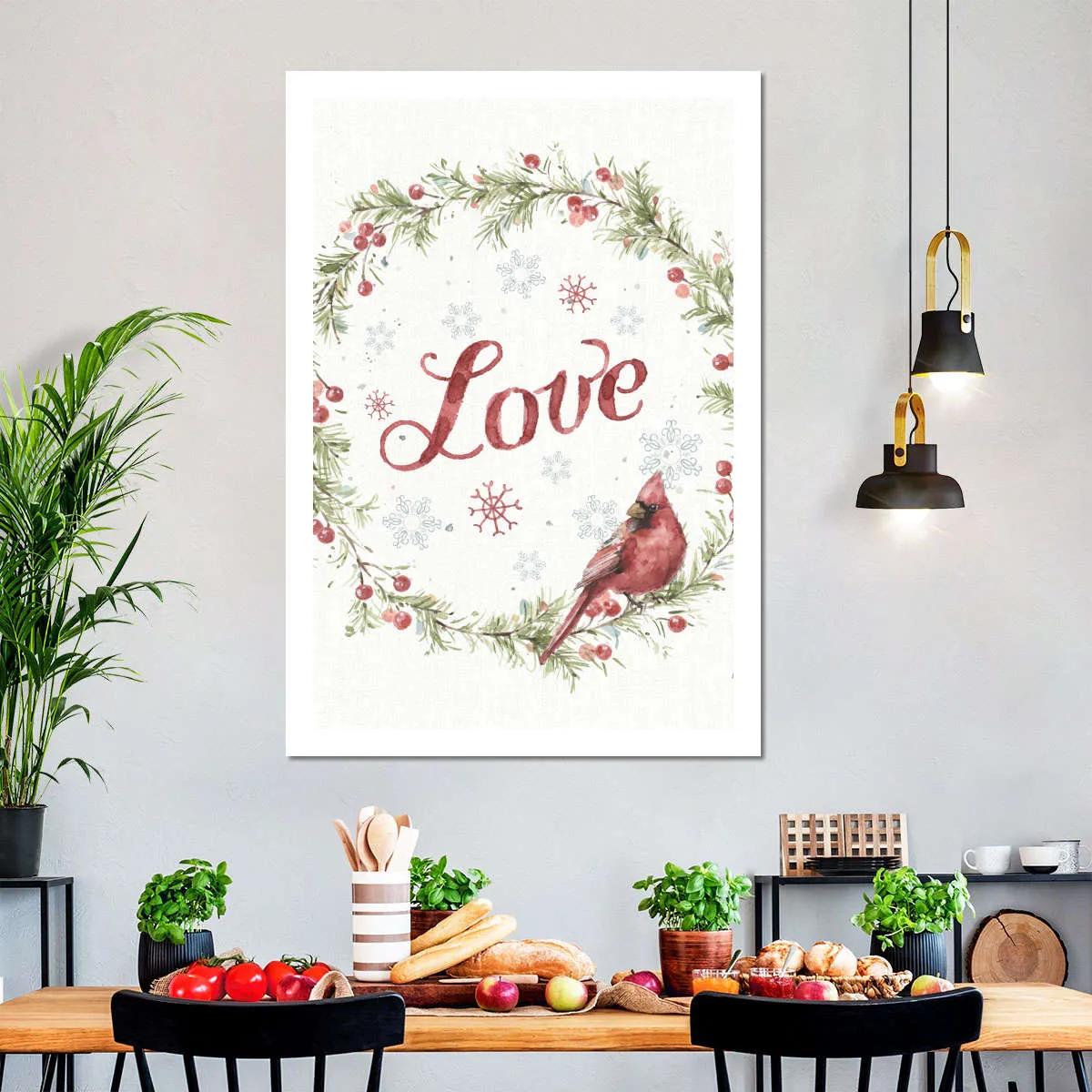 A Christmas Weekend Love Wall Art