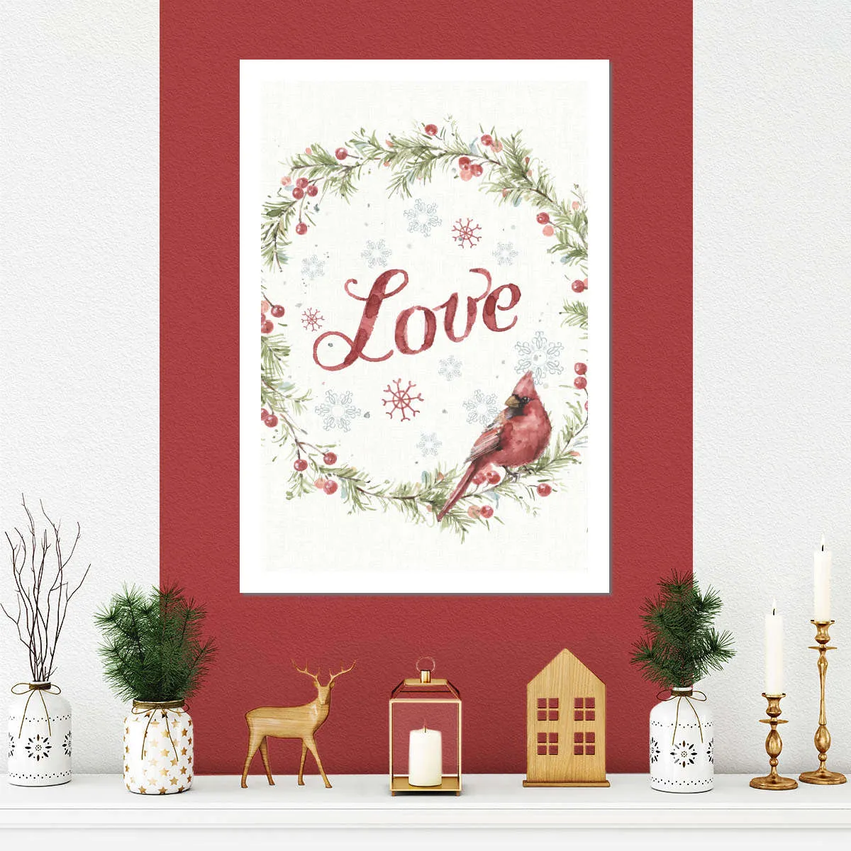 A Christmas Weekend Love Wall Art