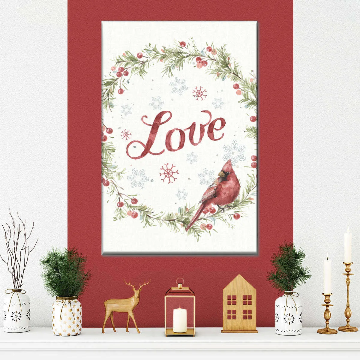 A Christmas Weekend Love Wall Art