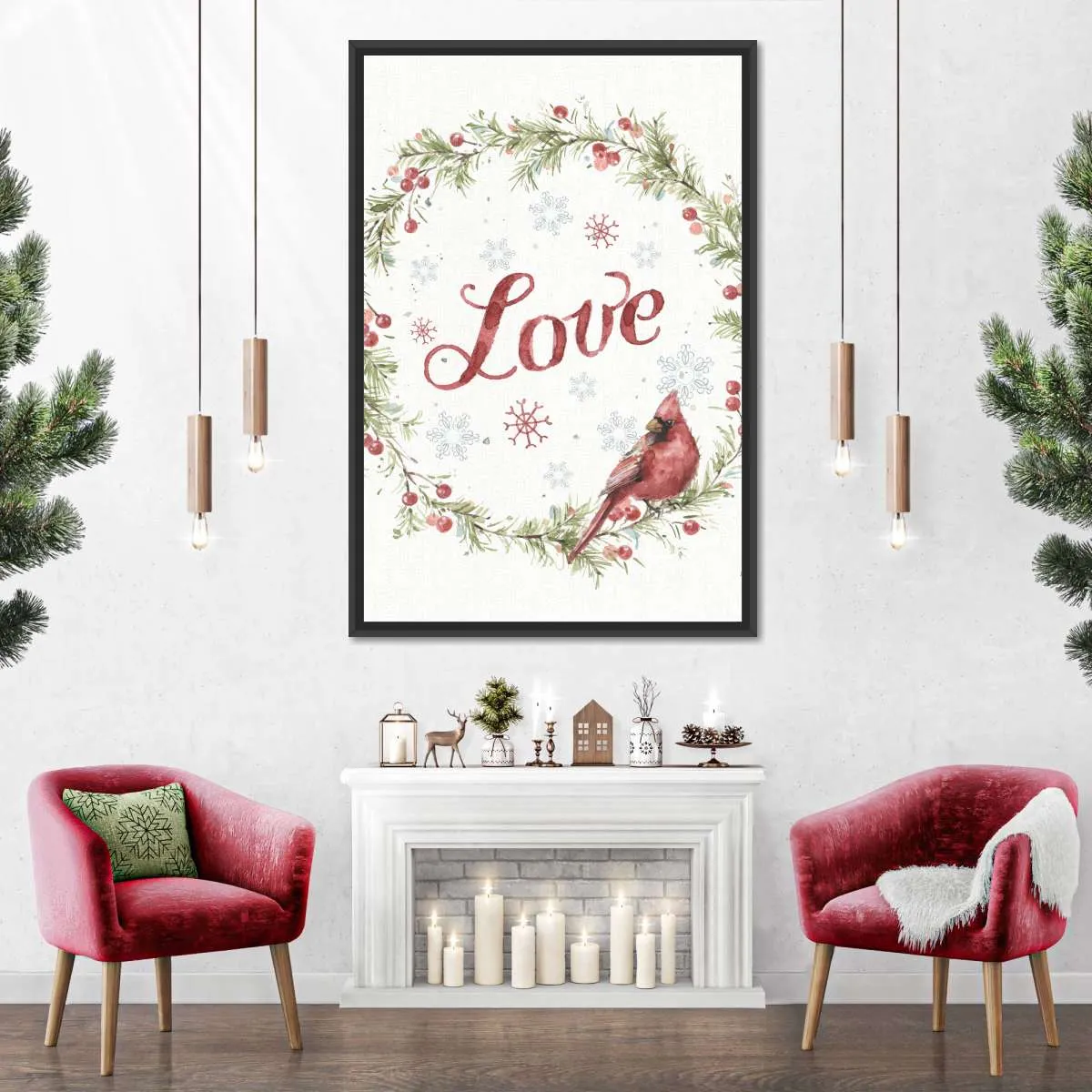A Christmas Weekend Love Wall Art