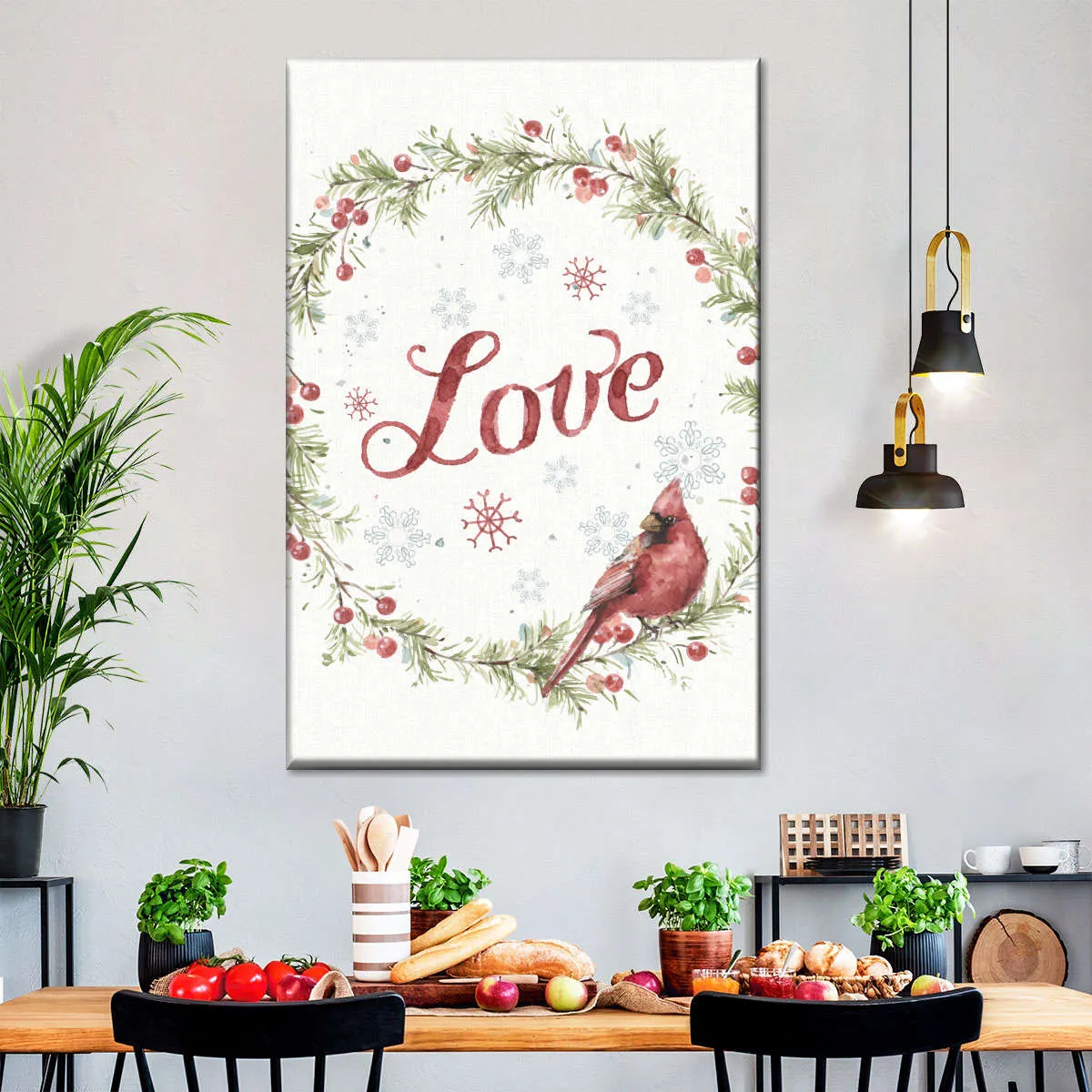 A Christmas Weekend Love Wall Art