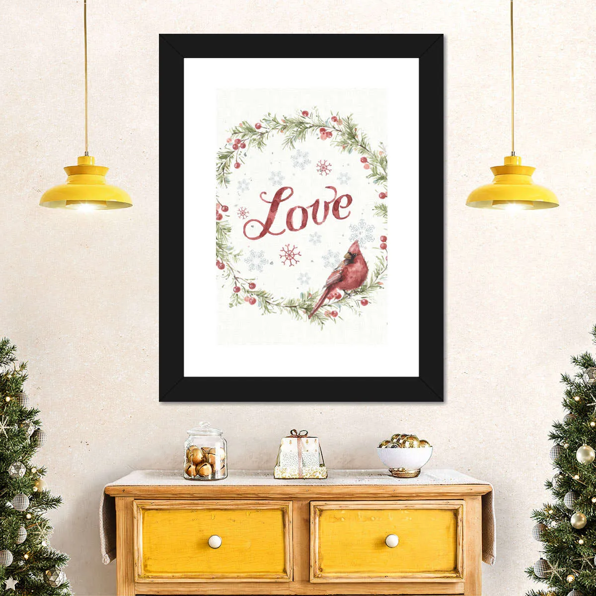 A Christmas Weekend Love Wall Art