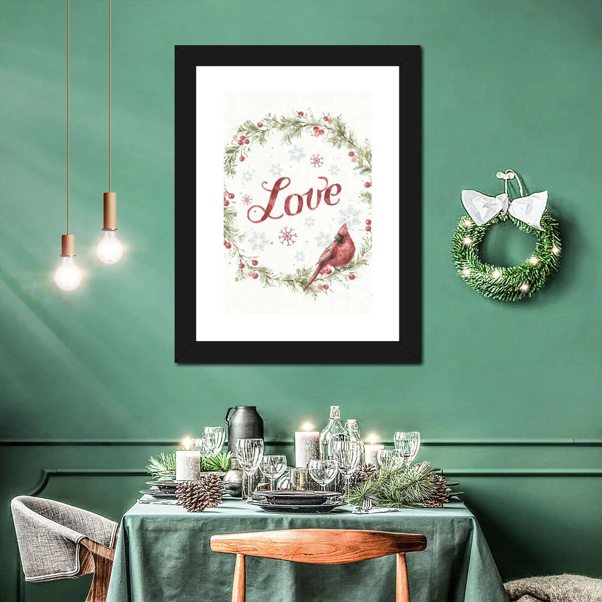 A Christmas Weekend Love Wall Art