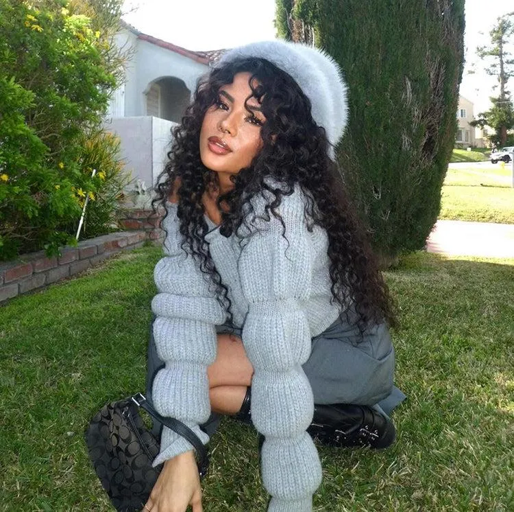 Aanya Knit Off-Shoulder Sweater