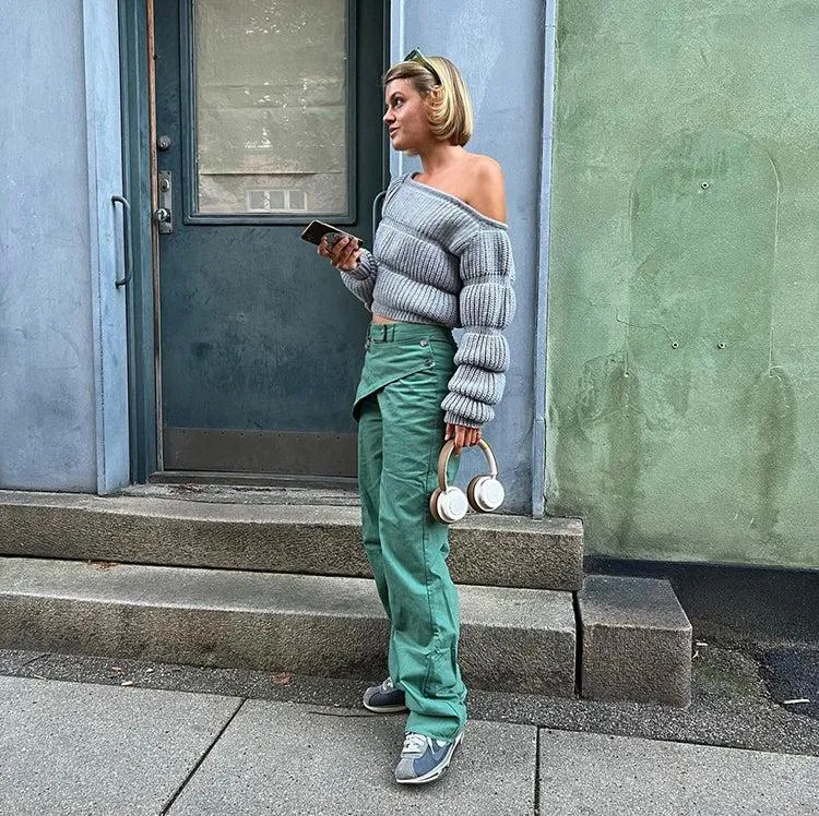 Aanya Knit Off-Shoulder Sweater