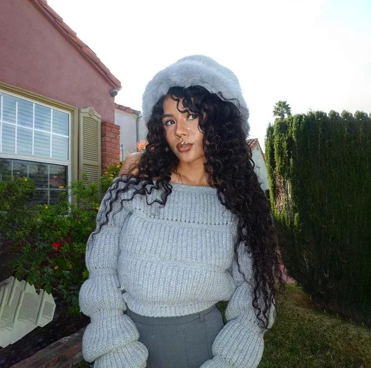 Aanya Knit Off-Shoulder Sweater