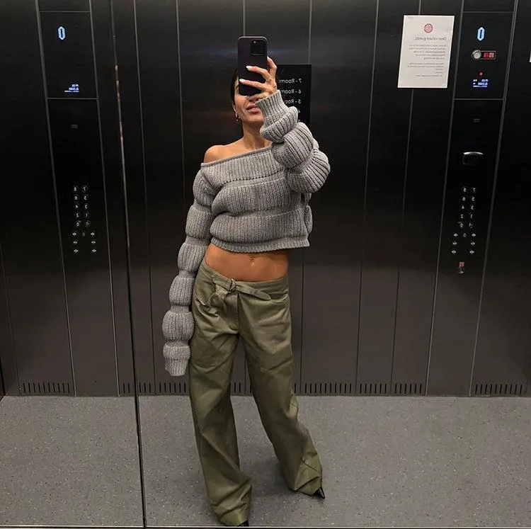 Aanya Knit Off-Shoulder Sweater