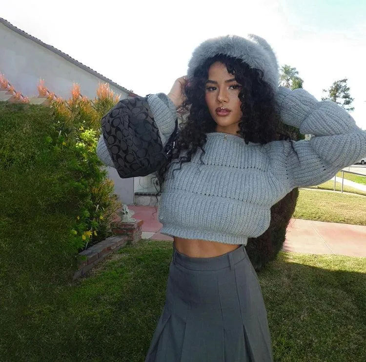 Aanya Knit Off-Shoulder Sweater