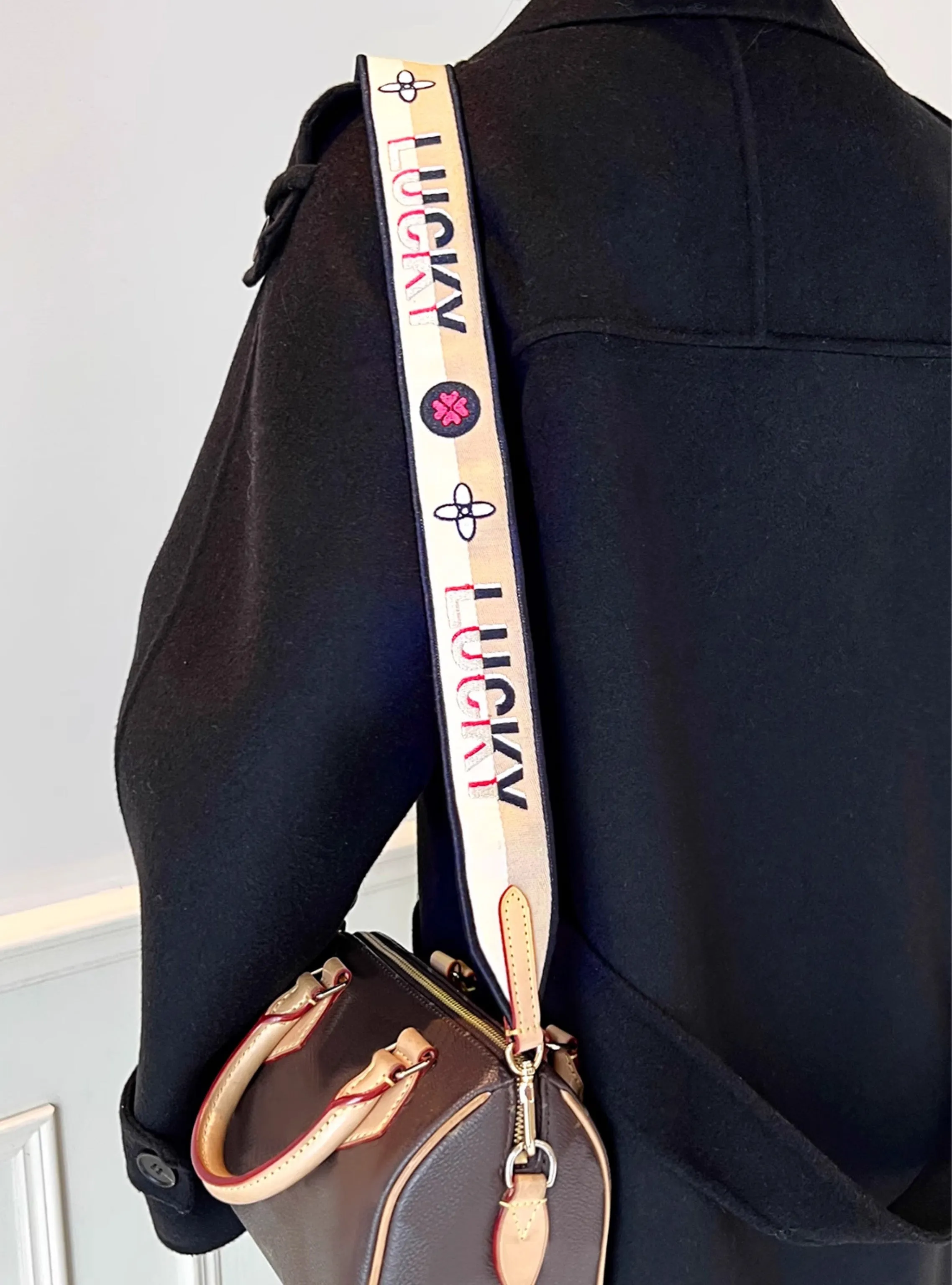 Adjustable Canvas Shoulder Strap for Speedy 20 Bag – 83-115cm Length, 4cm Width