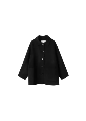 Adrift Double Shacket - Jet Black