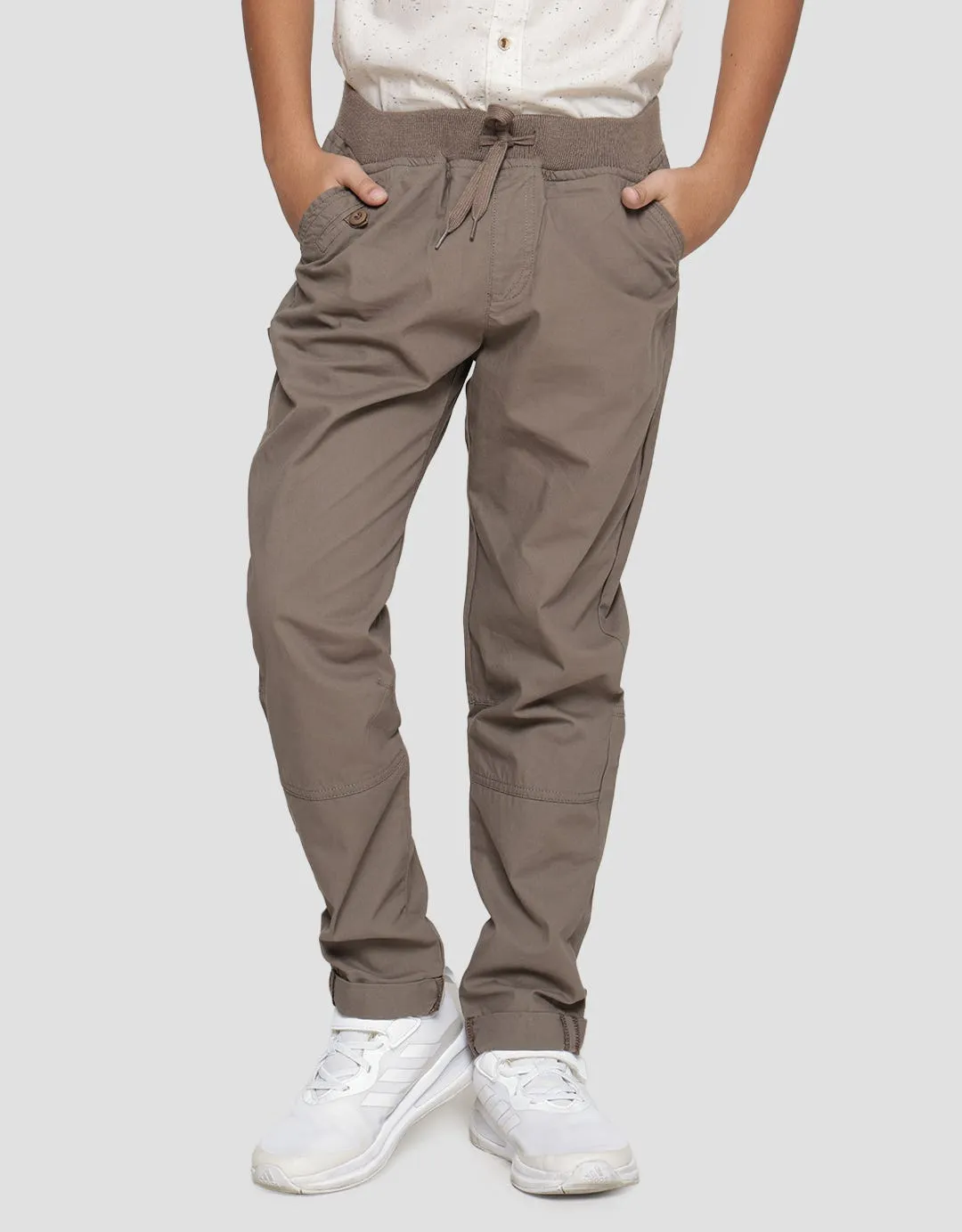Aero Celana Panjang Basic Rib Kancing Anak Laki-laki