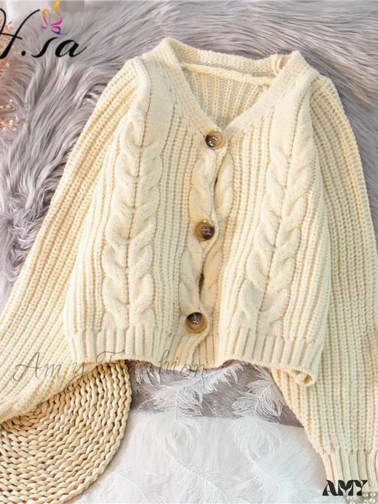 Amy Fashion - Fall Winter Twsied Cardigan