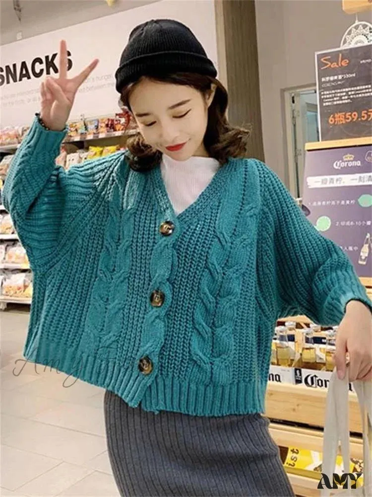 Amy Fashion - Fall Winter Twsied Cardigan