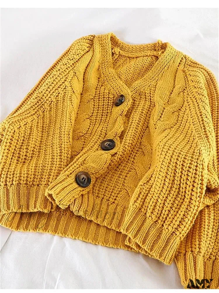 Amy Fashion - Fall Winter Twsied Cardigan