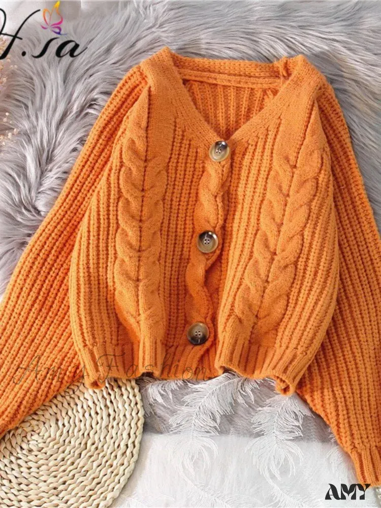 Amy Fashion - Fall Winter Twsied Cardigan