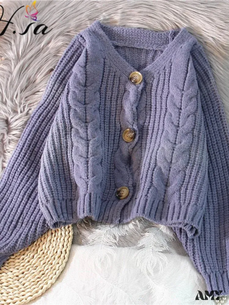 Amy Fashion - Fall Winter Twsied Cardigan