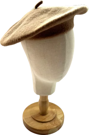 ASOS Beige Wool Beret One Size