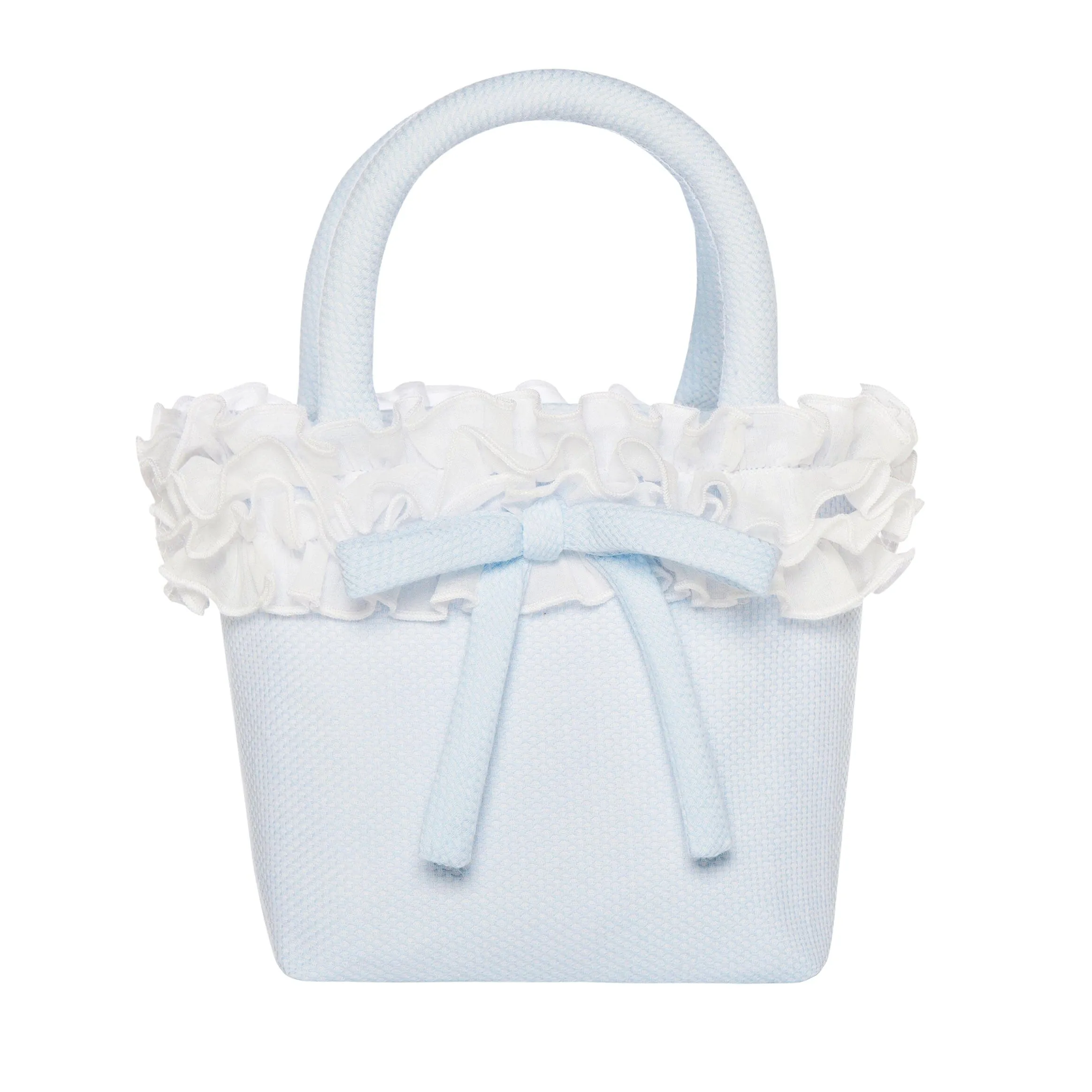 BALLOON CHIC - Ruffle Handbag - Blue