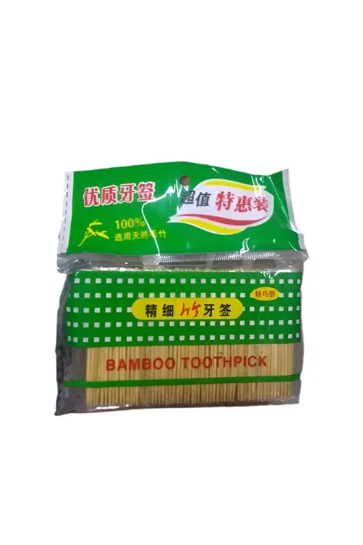 Bamboo Toothpick Fine Bamboo Toothpick 100 pcs