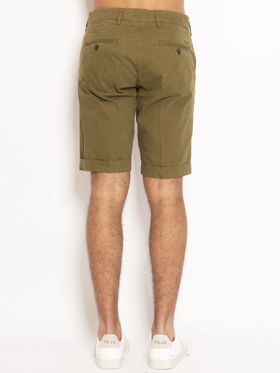 Bermuda Taglio Chinos Verde