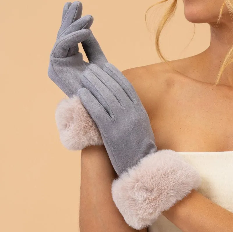 Bettina Fur Cuff Gloves