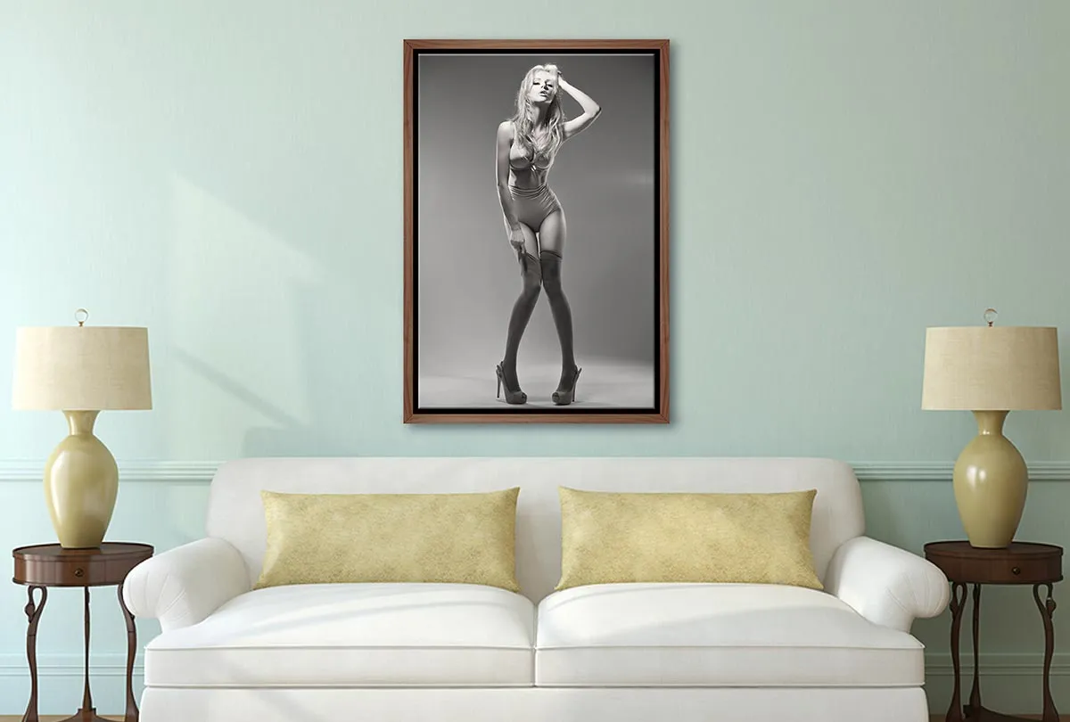 Blond Bombshell | Canvas Wall Art Print
