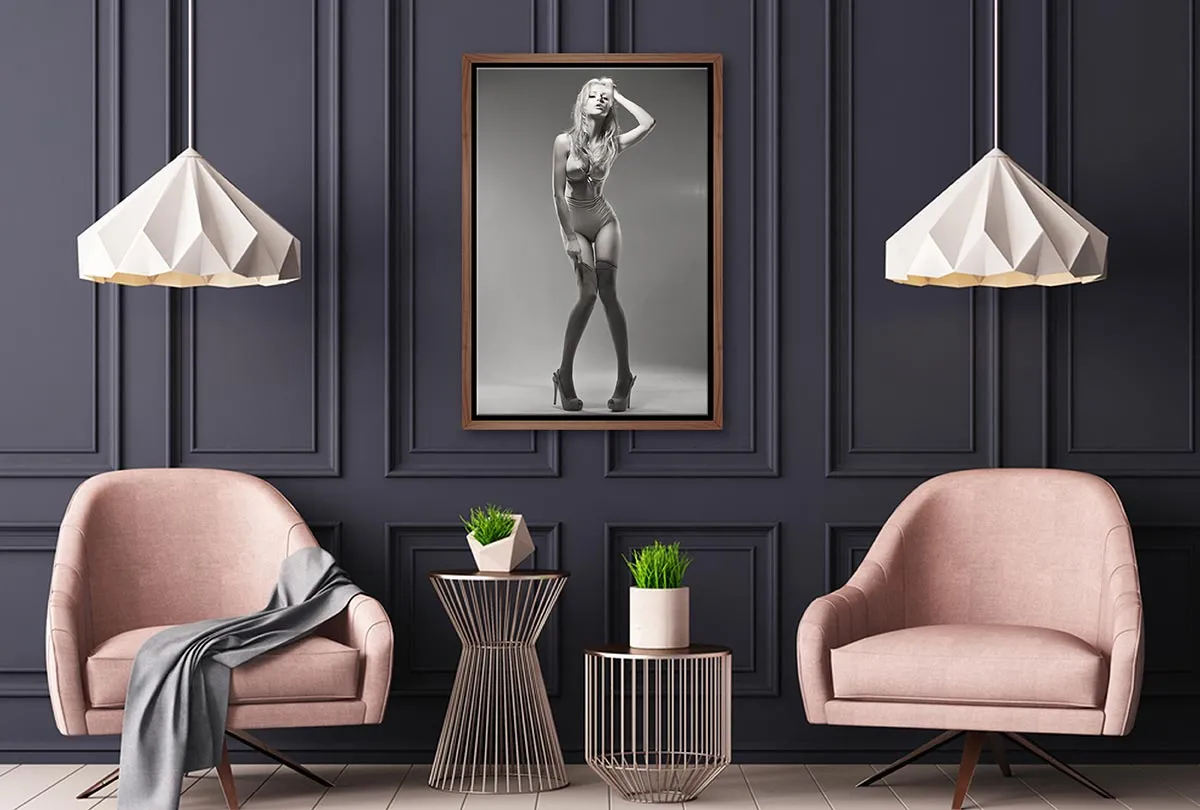 Blond Bombshell | Canvas Wall Art Print