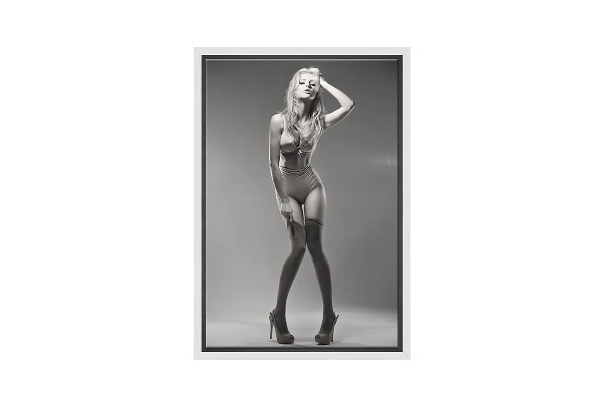 Blond Bombshell | Canvas Wall Art Print