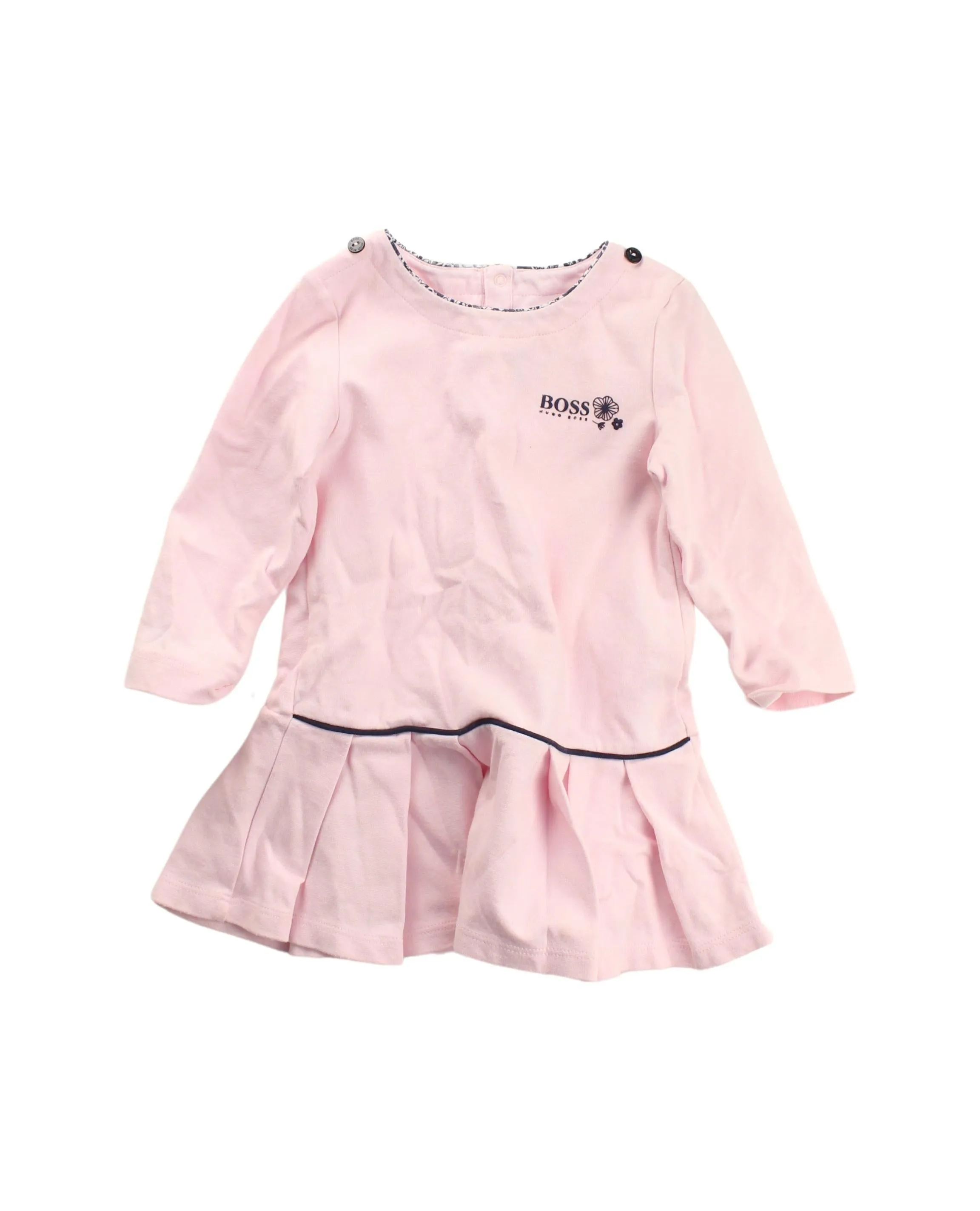 Boss Long Sleeve Dress 6-12M