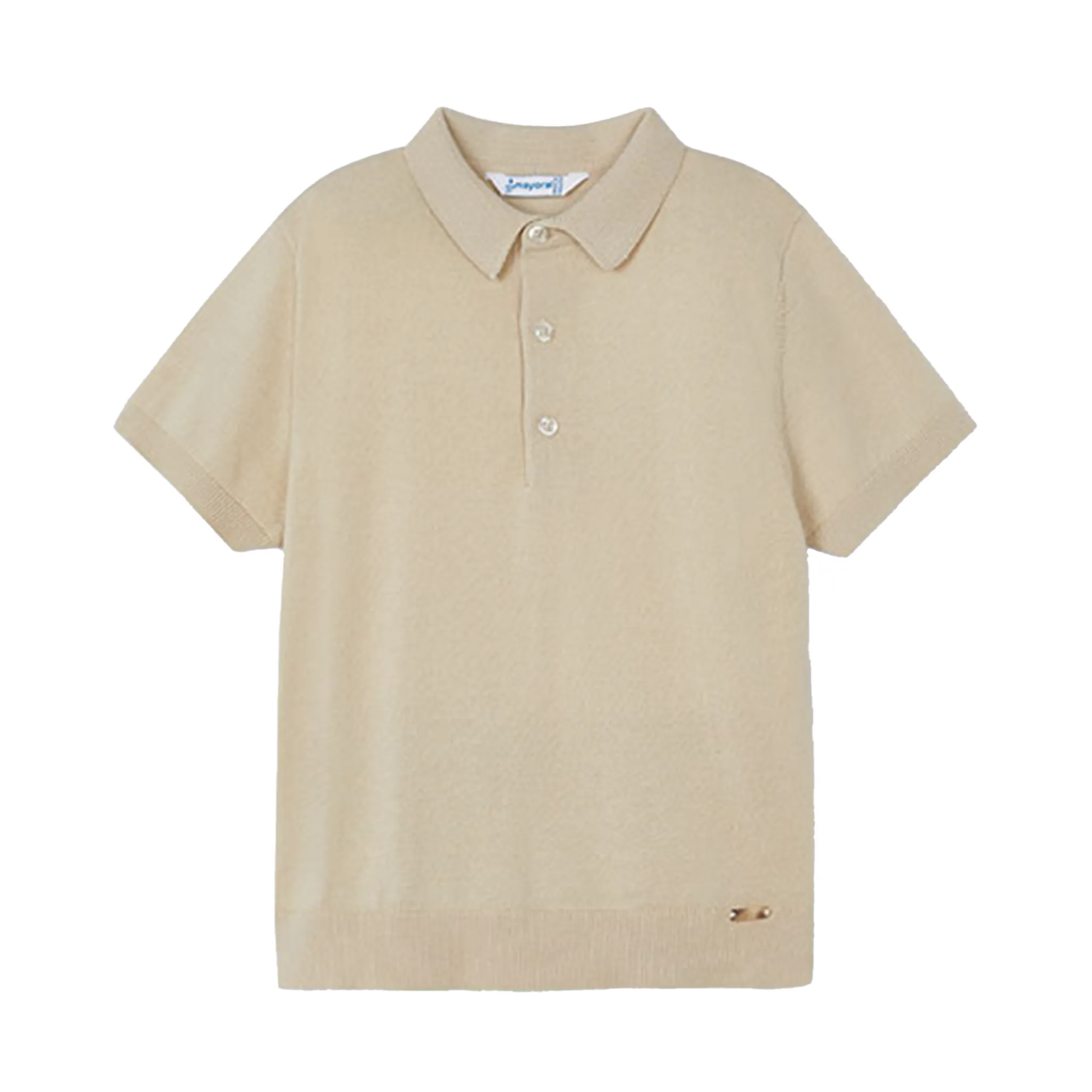 Boys Cotton Knit Polo Shirt