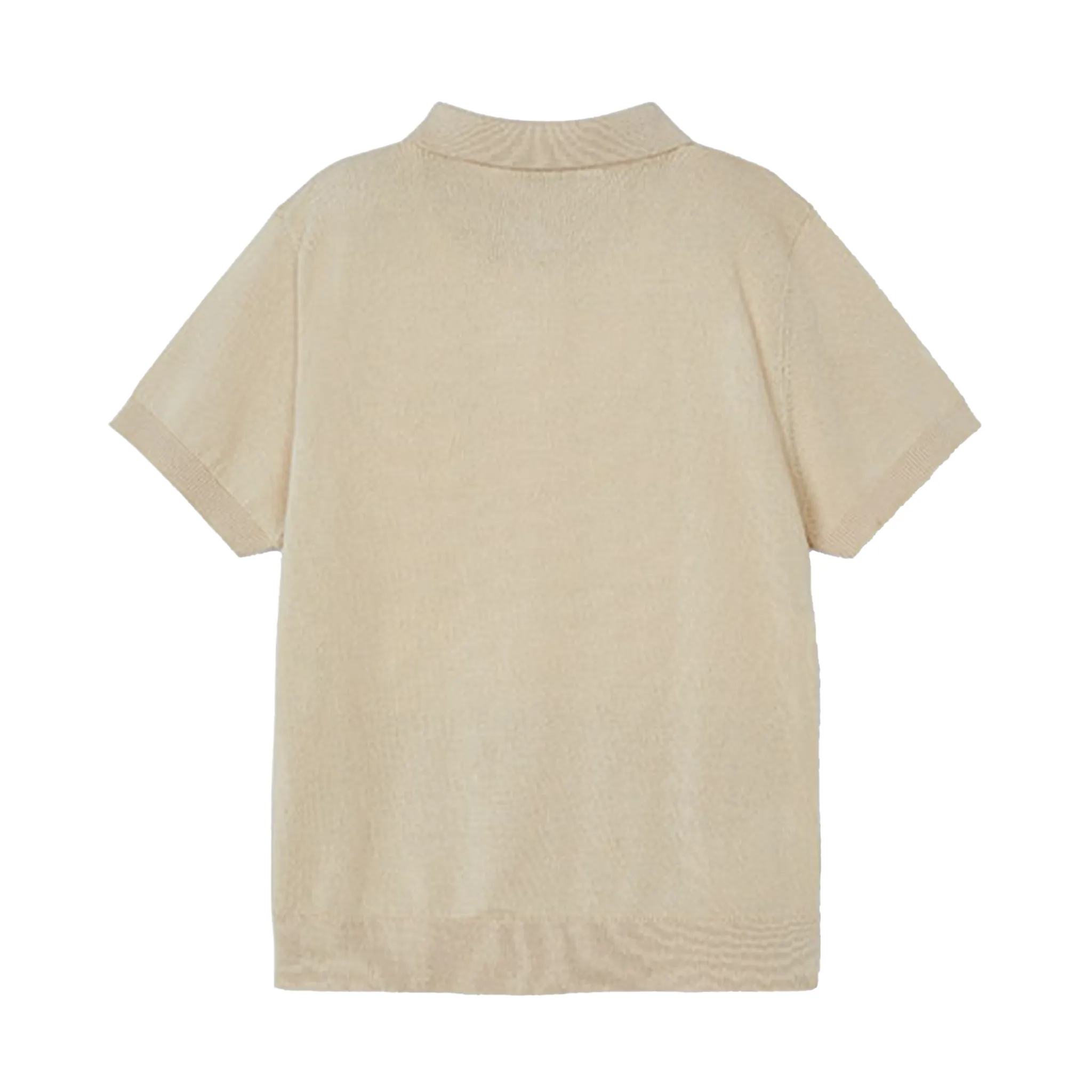 Boys Cotton Knit Polo Shirt
