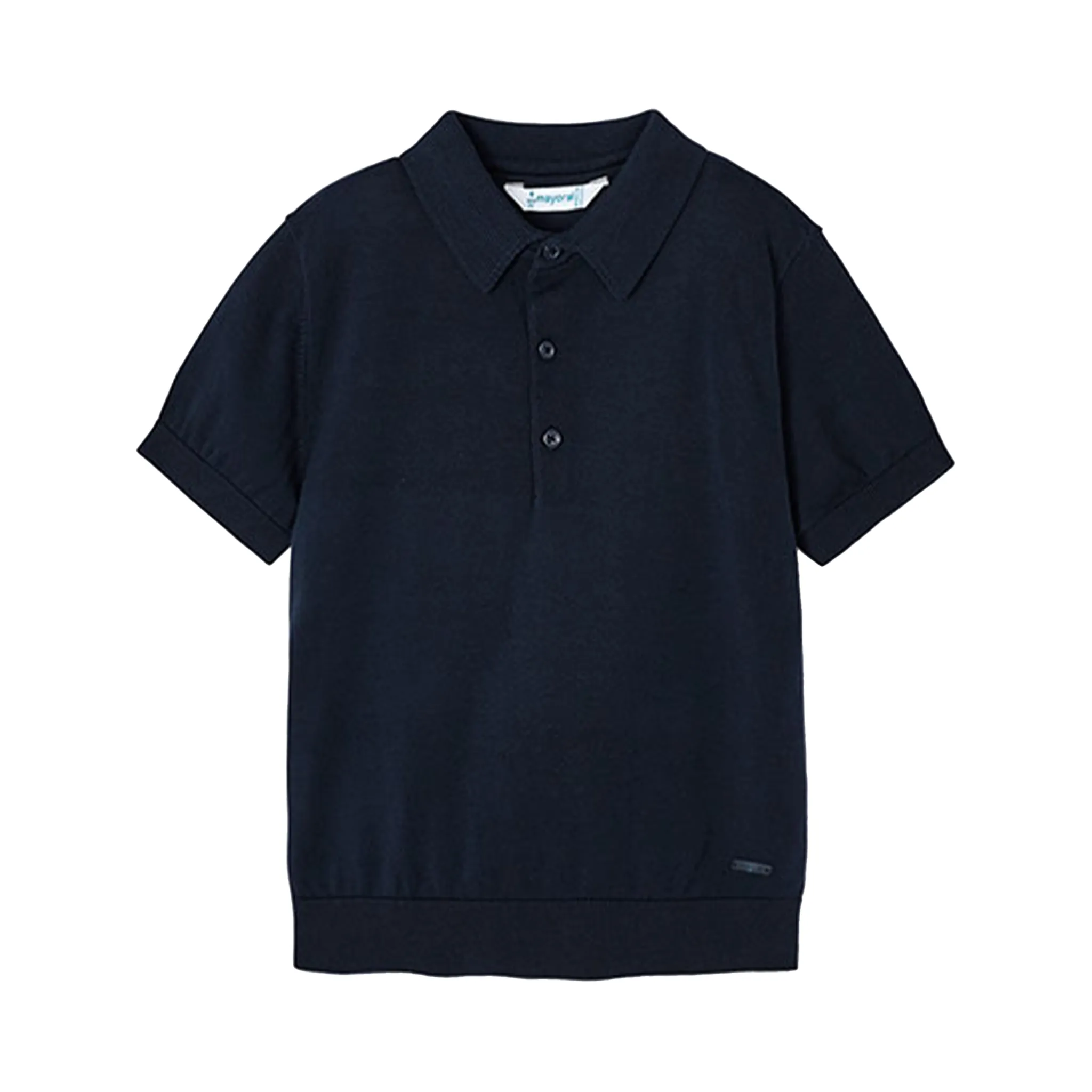 Boys Cotton Knit Polo Shirt