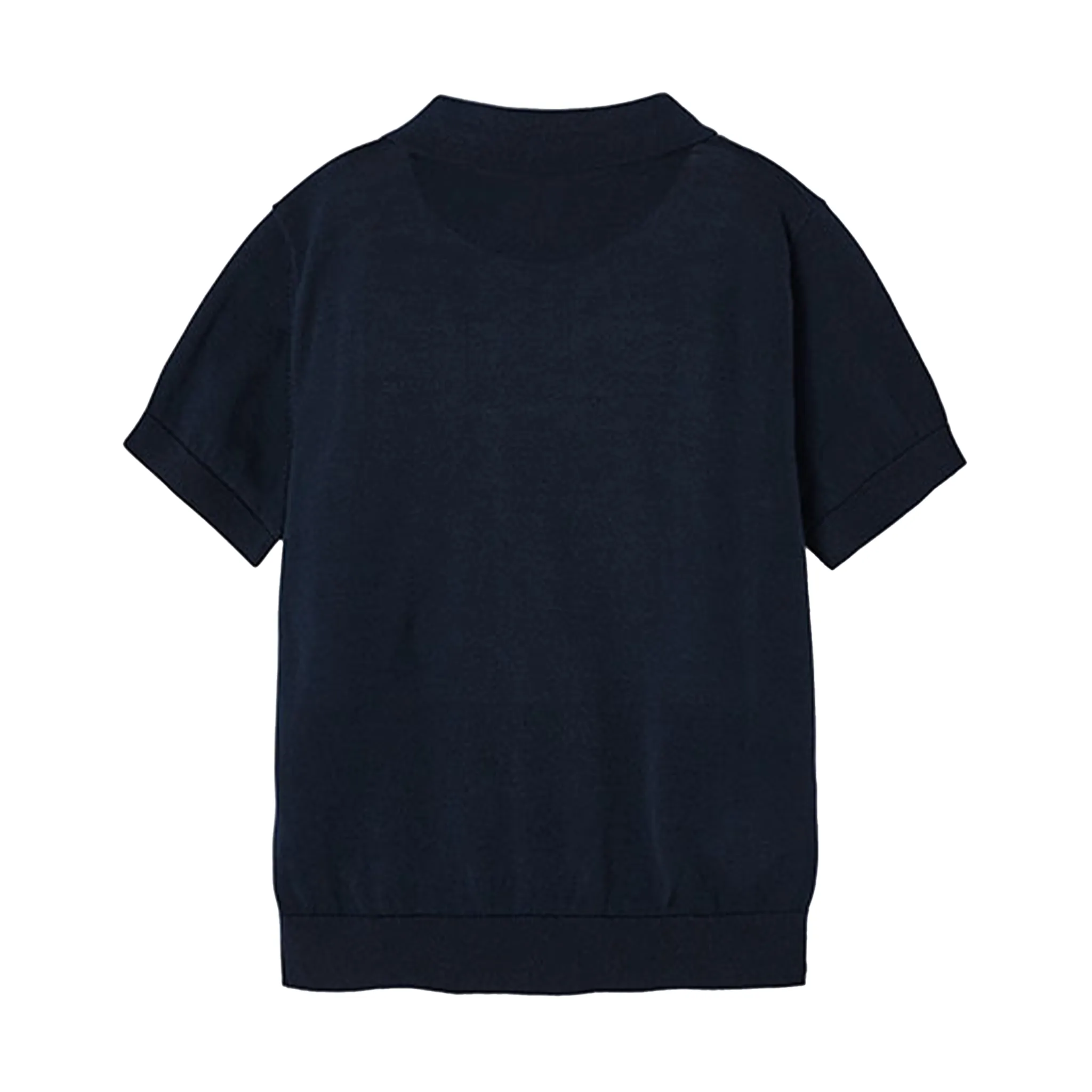 Boys Cotton Knit Polo Shirt