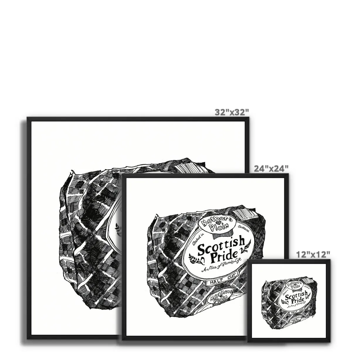Breid Framed Canvas