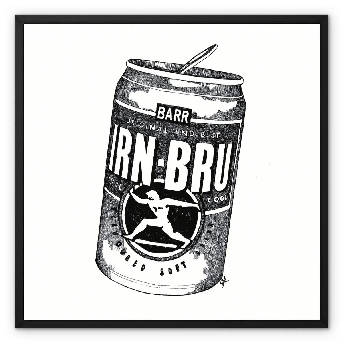 BRU Framed Canvas