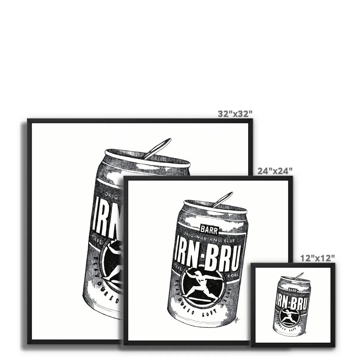 BRU Framed Canvas