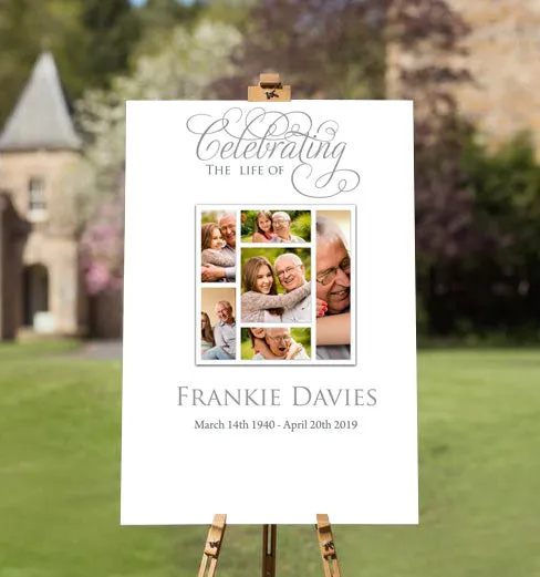 Celebrating The Life Collage Memorial Picture