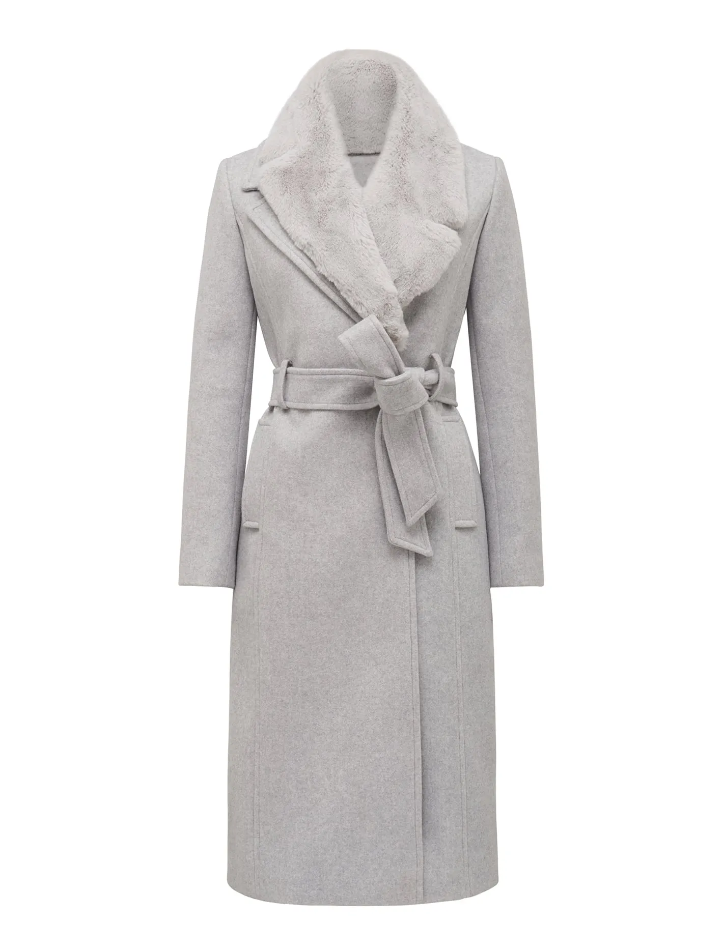 Charlie Faux Fur Collar Coat