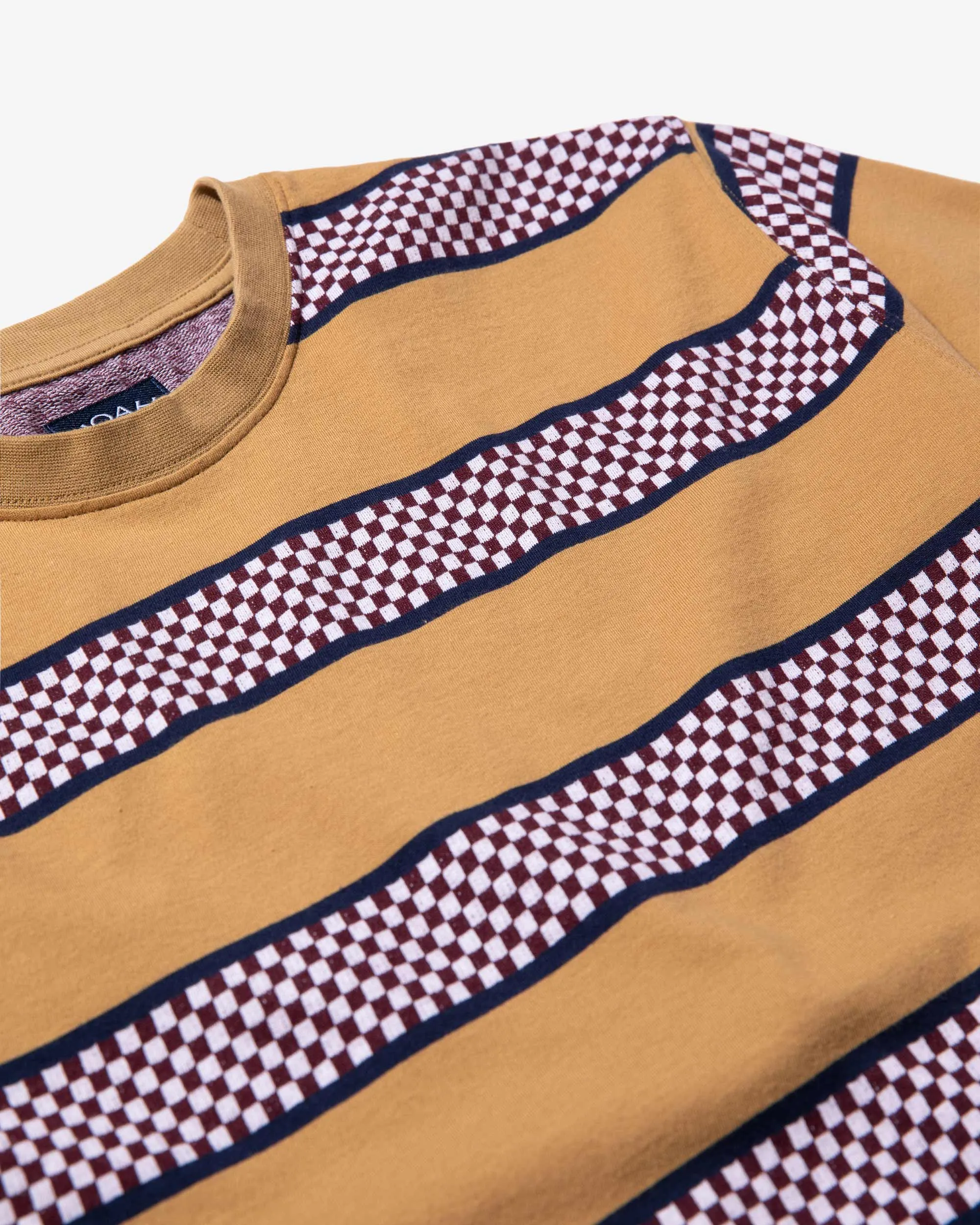 Checker Striped Top