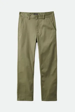 Choice Chino Slim Pant - Olive Surplus