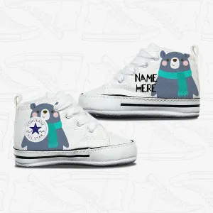 Cute Winter Bear Baby Converse