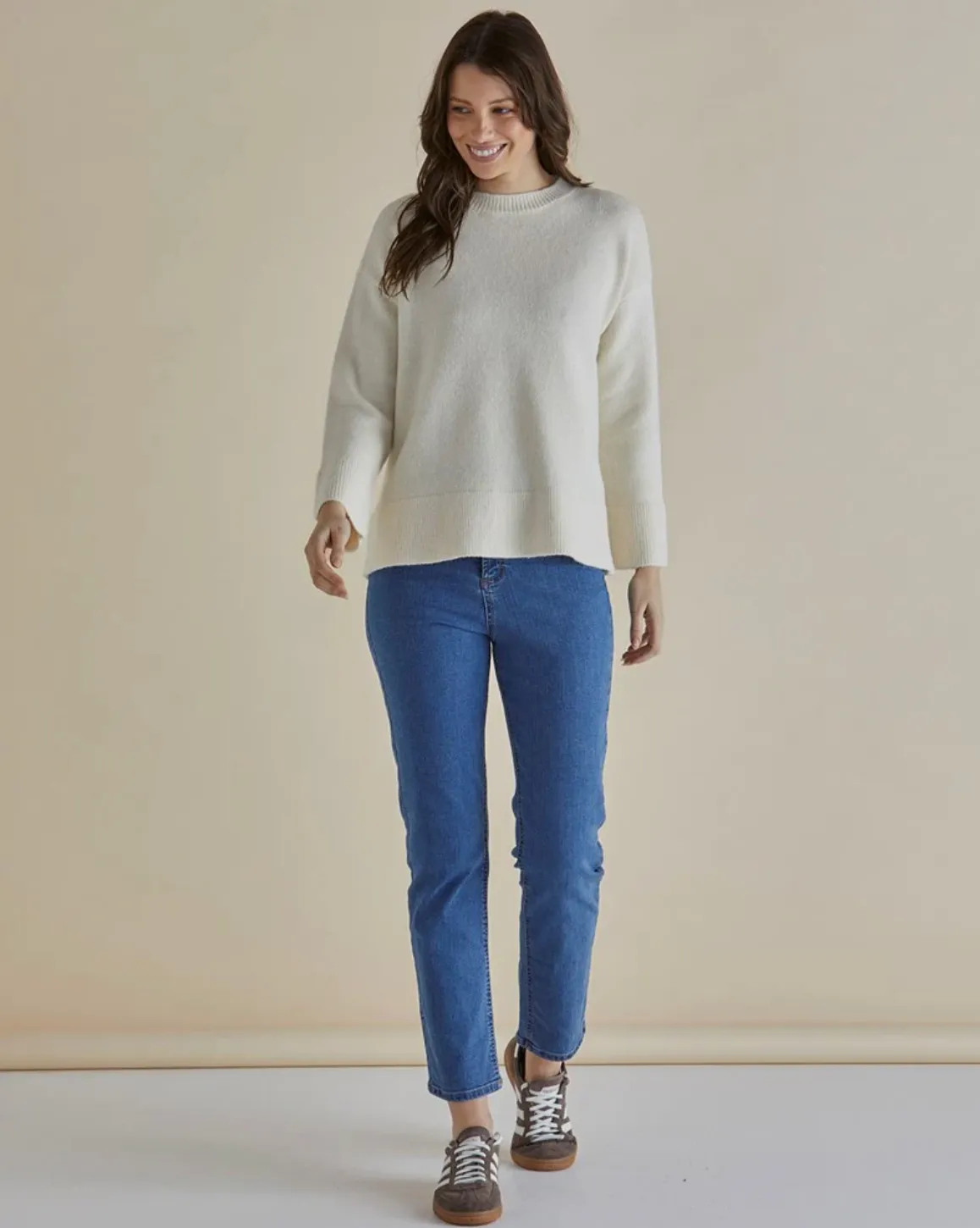 Edith Knit Jumper - Cream