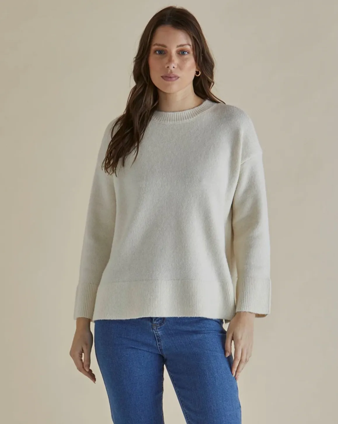 Edith Knit Jumper - Cream
