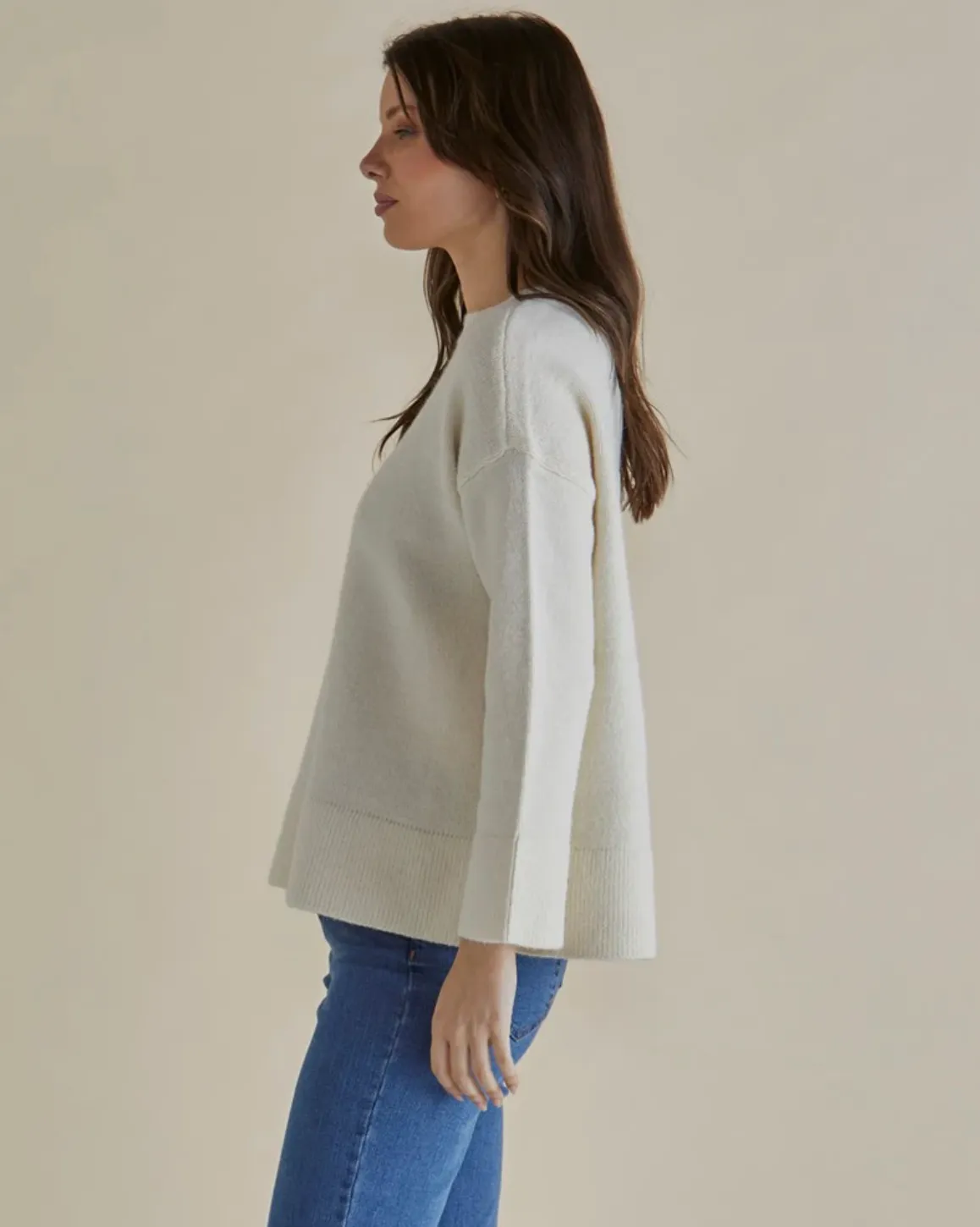 Edith Knit Jumper - Cream
