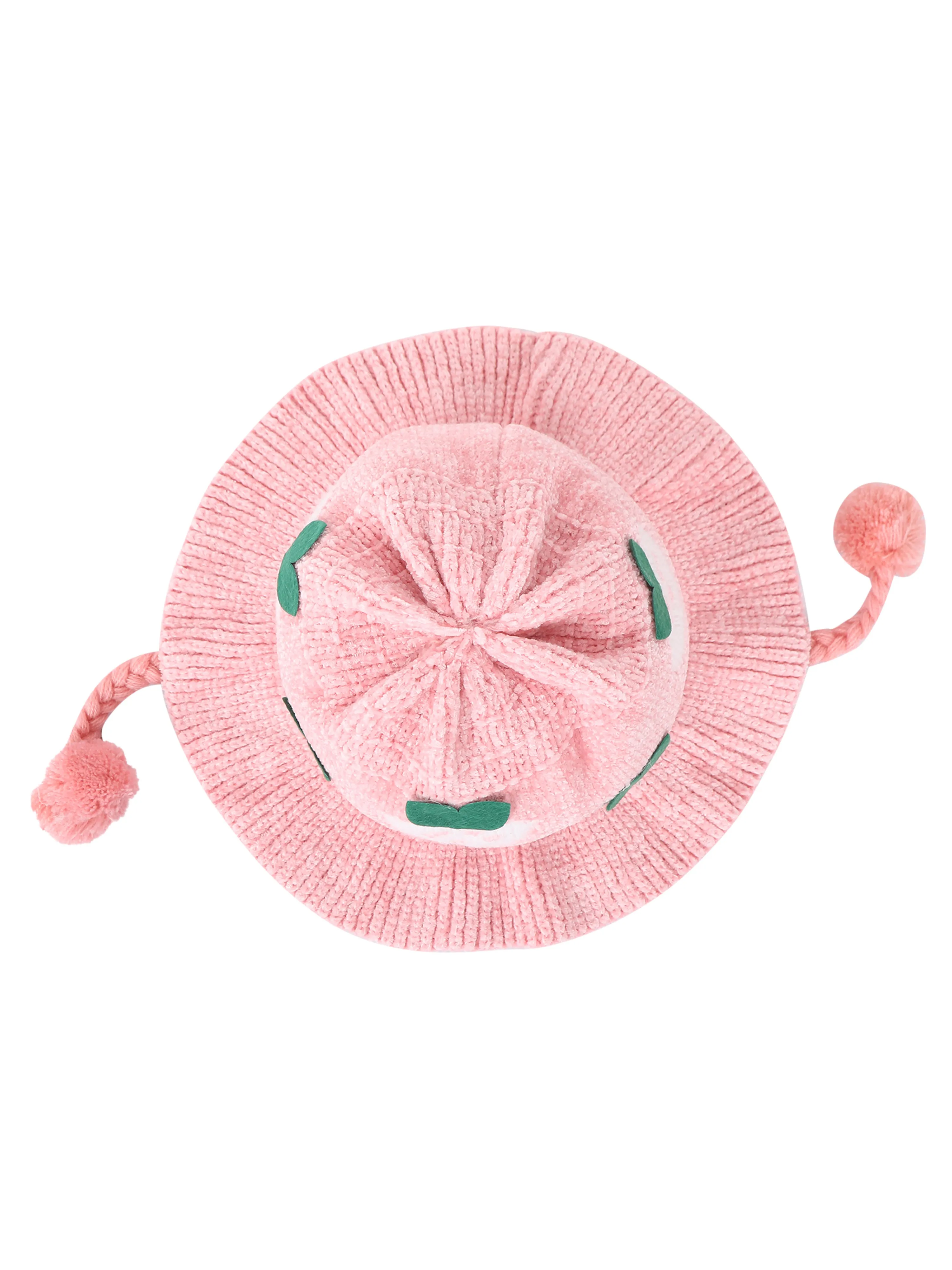 FabSeasons Baby Winter Bucket Hat / Cap for Kids of Age 2-5 years, Fluffy Fuzzy Warm Hats for Boys & Girls