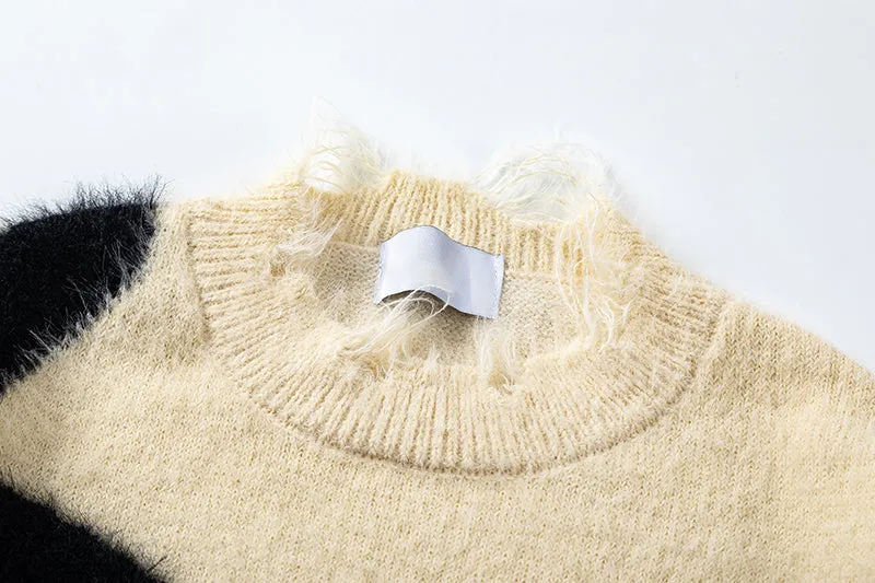 Faire Echo Autumn Retro Cat Sweater
