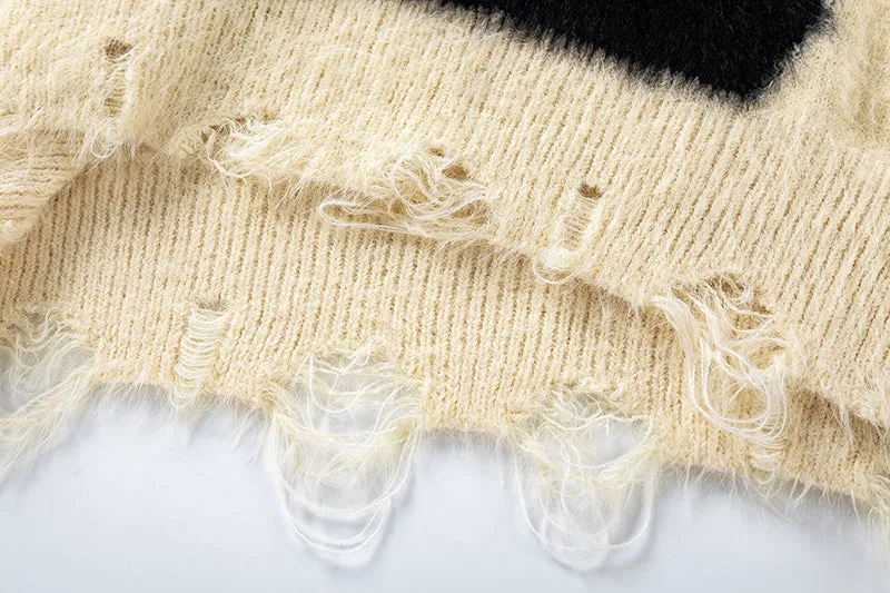 Faire Echo Autumn Retro Cat Sweater