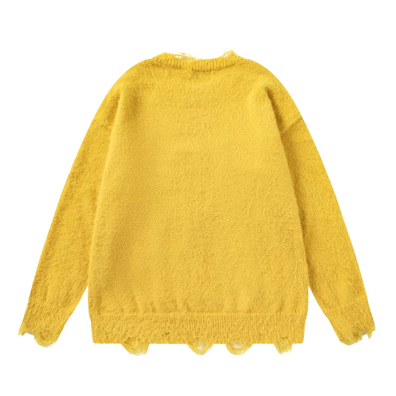 Faire Echo Autumn Retro Cat Sweater