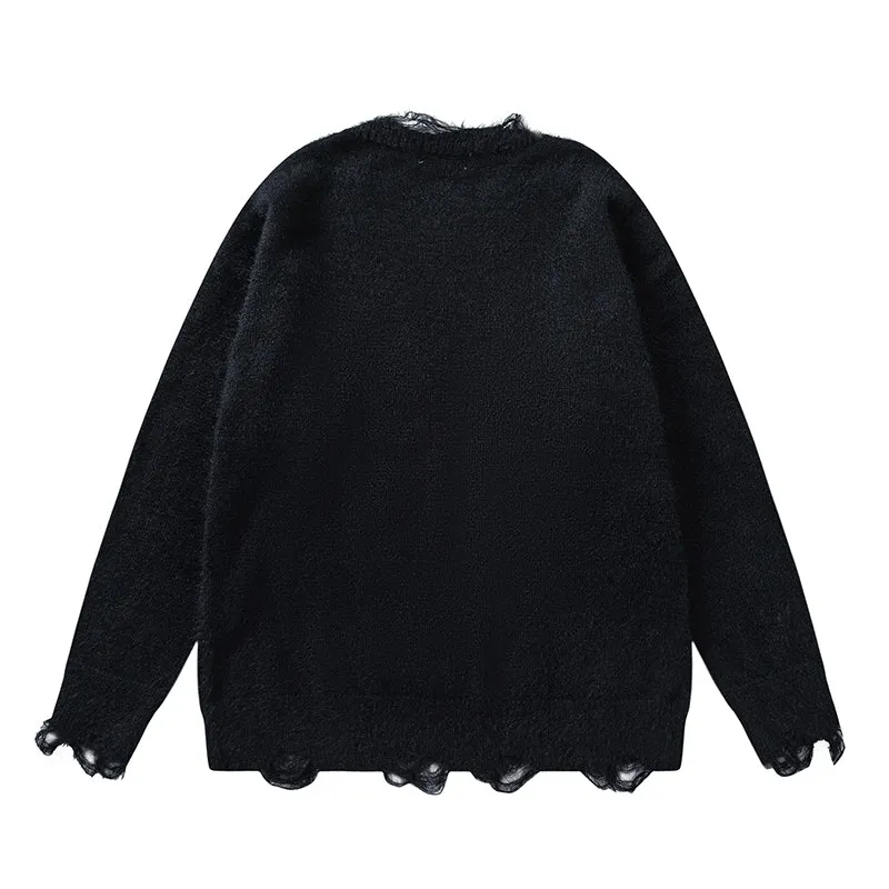 Faire Echo Autumn Retro Cat Sweater